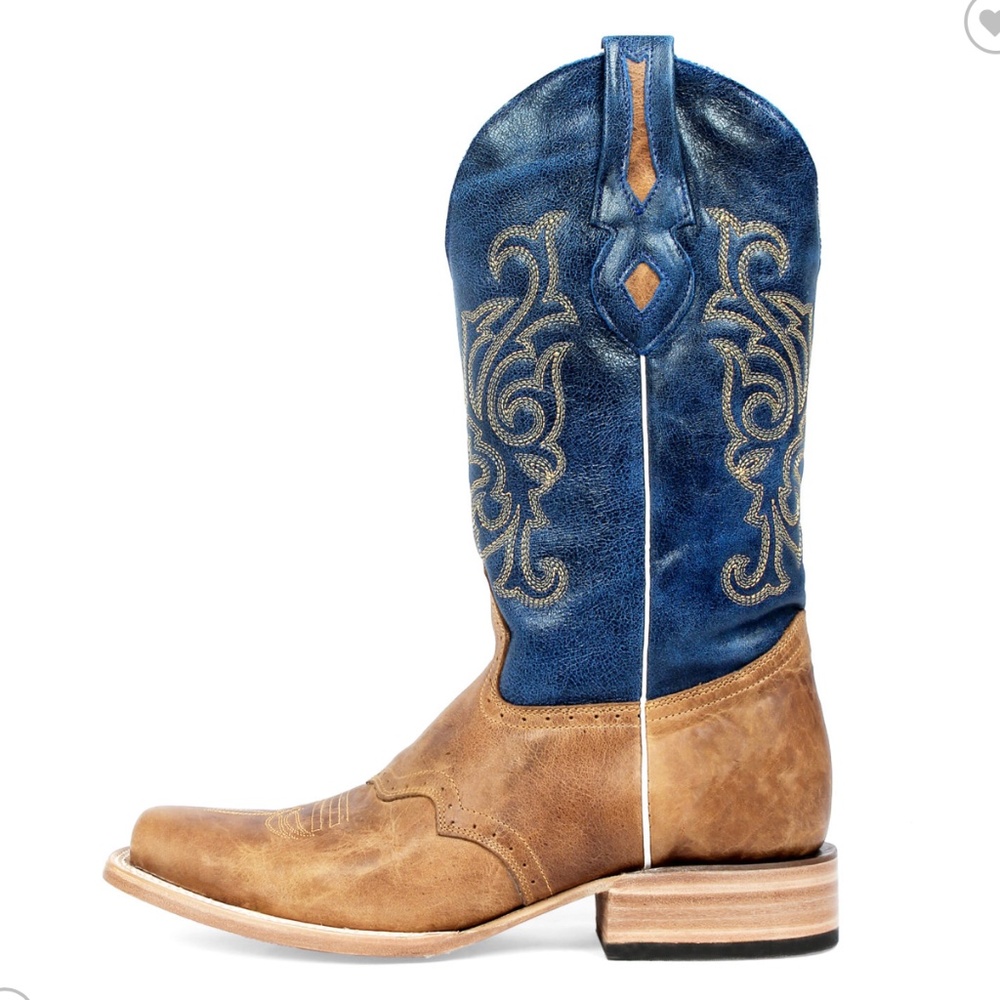 J.B. DILLON BLUE WINDMARK LEATHER BOOT